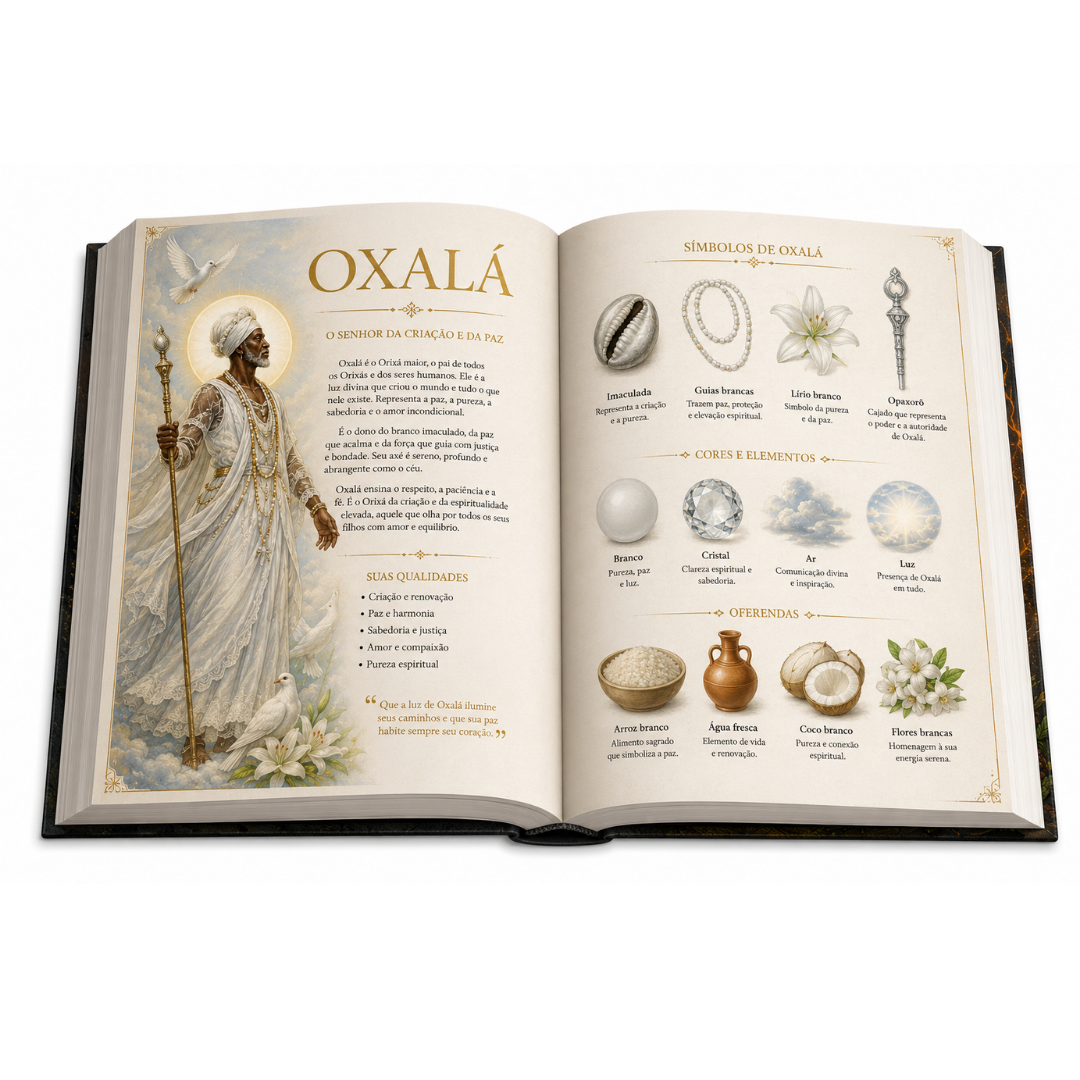 Exemplo de conteúdo do livro Rotina de Axé